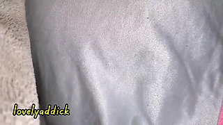 Stepsister Lying Down Without Panties Being Fucked