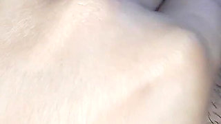 Girl Masturbates Her Innocent Swollen Hairy Pussy Until She Cums