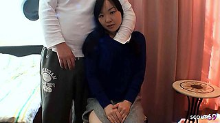 Japanese Young cutie Old 18yo Love making