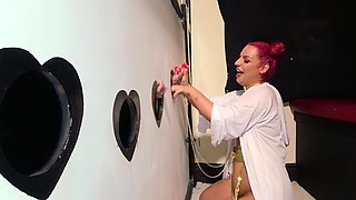 Cheri Pi - Double Feature - Latex Fuck & Suck + 3 Glory Hole Scenes