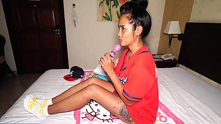 Big ass Thai MILF masturbation and fuck