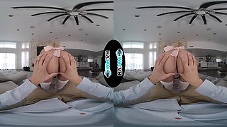 Destiny Cruz, the sexy Latina maid, gets banged in her first VR porn experience on WETVR