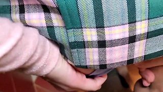 Stepsister Creampied in the Toilet - Amateur BDSM Catch