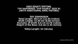 Didi Zerati Testing The Handmade Dolphin Size XL (With Additional