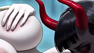 Demon Lesbians Women Play Together (ai Animation)
