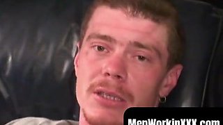 MenWorkinXXX.com - Tough fellow milks solo and decorates himself in scorching jism