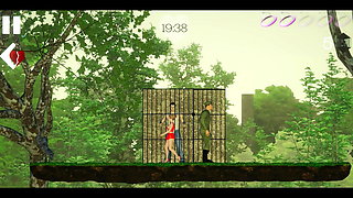 Free the mobilized men in Natalie&Soldiers adult adventure game