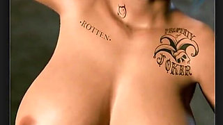 Harley Quinn on the Arkham City Runway Showing Her Thicc Tits and Ass