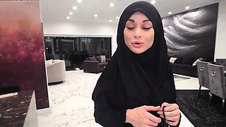 Arab amateur MILF rides cock in POV