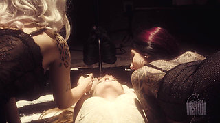 Lesbian Sex Witches Corrupt the Innocent - Luna Luxxx & Kasara Wood & Fiona Fox