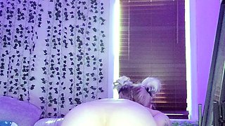 Small Tit Blond Takes Brutal Ass Fucking