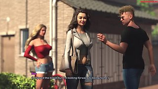 Busty MILF Landlady Uses Her Big Tits to Masturbate His Huge Cock - Animated 3D Hentai