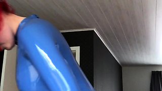 Amateur striptease and Solo masturbation