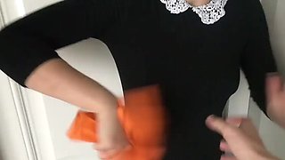 Hot Maid Alisha Montonari Fucks Boss in No Panties Maid Outfit