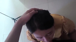 Thai Teacher in Yellow Thai Dress