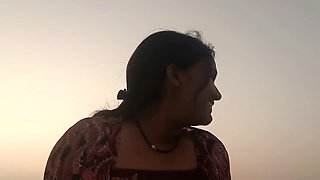 Jungle cowgirl getting down and dirty while riding with pleasure