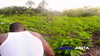 Hairy Ebony MILF Gets Wet with BBC - Busty Bush Fucking