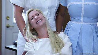 horny private nurse Claire Robbins is so into eating wet pussy