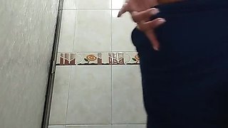 Kinky Public Bathroom Sex Tape with Katrina4deluxe & Pampammedallo - Amateur Big Ass Step Mom & Step Sister Fuck
