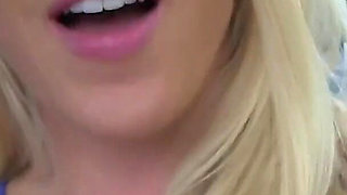 Gorgeous All Natural Stacked British Blonde Is Horny After Her Shoot so She Takes a Stud in the Car for a Naughty Fuck