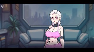Wild hermaphrodite cartoon adventures with Loveskysan69real
