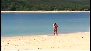 Jemstone Sits on the Beach Getting a Facial after Riding a Hard Dick - Private Porn Sex Videos