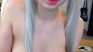 Big boobs milf masturbates with her dildo