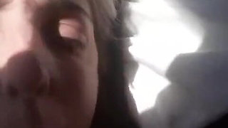 Amateur Hot Wife. Humiliates Her Cuckold While Sucking Another Cock in the Car