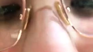 Blonde tight pussy babe solo toy fun in glamour masturbation