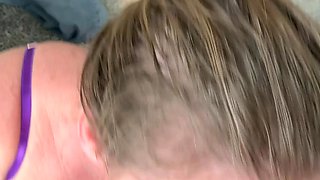Step Mommy Sucks 3 Week Old Cum Load From Stepsons BFF, Thick Sperm on Her Tounge