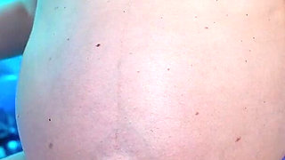 9 Month Pregnant Has Fun with Her Hole and Balloons