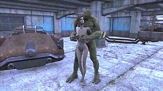 Fallout 4: Naughty Encounter with Mutant