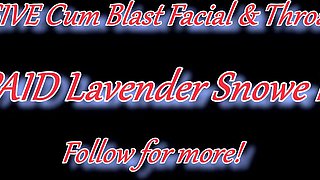 Don't Let This Sexy Model Look Down on You! CUM ON HER FACE & IN HER STOMACH!