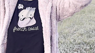 Public Pissing Compilation in Nature! a Road Trip! POV!