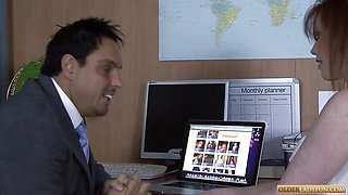 Lucky Guy Gets a Date with Busty British MILF Holly Kiss