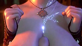 Cum Covered Triss Milks Your Cock with Her Fat Thicc Breasts