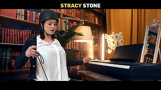 Shame4k. crazy cowgirl didn't hope to meet her college girl while masturbating