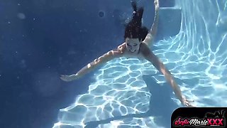 Horny Brunette Sofie Marie Gets Hot Anal Fucking Underwater