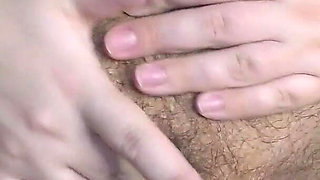 Milky Mari Masturbate Her Very Hairy Pussy and Milk Her Big Boobs