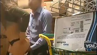 Busty fucks employee of Bodega Aurrera