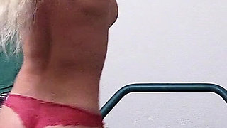 Blonde Stretching Fuck Fitness Angel New 2