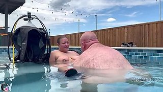 Big Tits Latina Teacher Fucks Student Underwater in Pool Sex