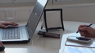 German Chubby Secretary Gets Fucked in the Office