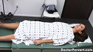 Seductive April Olsen is seduced by her pervy doctor who cums in her amazing mouth