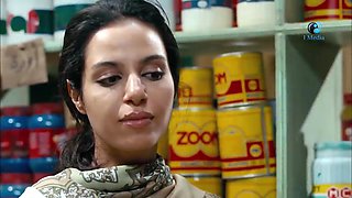 Pretty Arab woman in shop