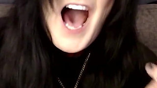 Halloween Ozzy Cosplay MILF Smoking