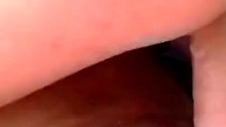 Hairy pussy fucking in the car...cum on pussy