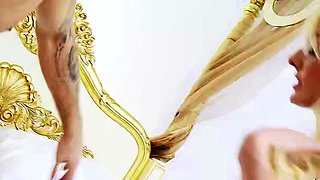 Nurse help Boy at semen Probe with Sex