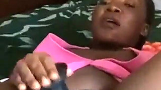 This Black Dildo Stretches My Cunt to the Max