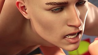 Redhead Girlfriend Teen Hot Romantic Kissing Sex with Boyfriend. He Creampies Her Pussy - Taboo University(steam Game) - Part 11
